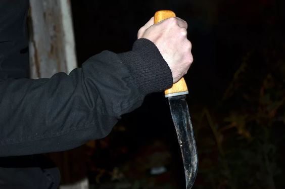 Заблудившись у лісі, дівчина зустріла величезного мужика з но жем. Не уявляла вона, що це є її доля